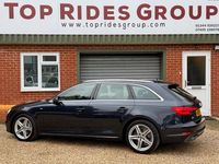 Used Audi A4 S-Line 190 HP (139 kW) 2017 Blue Estate