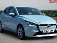 Used Mazda 2 Exclusive-Line 116 HP (85 kW) 2024 Blue Hatchback