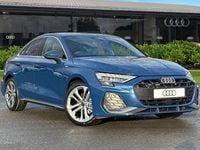 New Audi A3 S-Line 2025 Blue Sedan