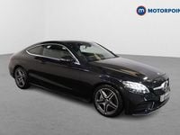 Used Mercedes C300 AMG line 258 HP (189 kW) 2019 Black Coupe