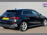 Used Audi A3 S-Line 147 HP (108 kW) 2022 Black Sedan