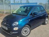 Używany Fiat 500 Lounge 69 KM (50 kW) 2017 Niebieski Hatchback
