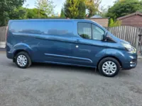 Used Ford Transit Custom Limited 130 HP (95 kW) 2021 Blue Van