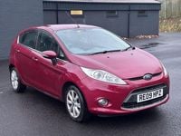 Used Ford Fiesta Zetec 2009 Red Hatchback