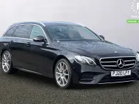 Used Mercedes E350 AMG line 286 HP (210 kW) 2020 Black Estate