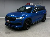 Used Skoda Kodiaq SportLine 150 HP (110 kW) 2021 Blue SUV