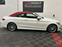 Used Mercedes C220 AMG line 170 HP (125 kW) 2017 White Cabriolet