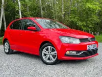 Begagnad VW Polo Edition 90 HK (66 kW) 2017 Röd Halvkombi