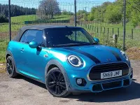 Second-hand Mini Cooper Cabriolet Sport 136 CP (100 kW) 2019 Albastru Cabrio