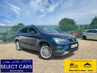 Used Seat Ateca XCELLENCE 150 HP (110 kW) 2017 Blue SUV