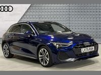 Begagnad Audi A3 S-Line 113 HK (83 kW) 2025 Blå Halvkombi
