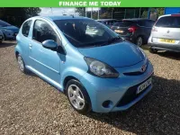 Begagnad Toyota Aygo 68 HK (50 kW) 2014 Blå Halvkombi