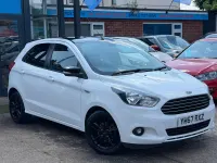Used Ford Ka Plus Zetec 85 HP (62 kW) 2017 White Hatchback