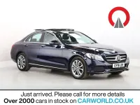 Usado Mercedes C350e Premium 293 HP (215 kW) 2018 Azul Sedan
