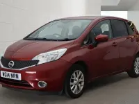 Used Nissan Note Acenta Premium 90 HP (66 kW) 2014 Red Hatchback