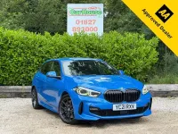 Used BMW 118 M Sport 150 HP (110 kW) 2021 Blue Hatchback