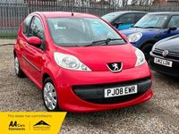 Used Peugeot 107 68 HP (50 kW) 2008 Red Hatchback