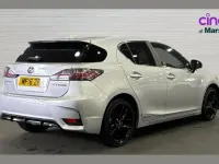 Used Lexus CT200h Sport Line 136 HP (100 kW) 2016 Silver Hatchback