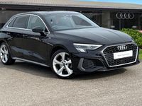 Used Audi A3 S-Line 147 HP (108 kW) 2022 Black Sedan
