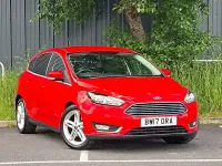 Used Ford Focus Titanium 120 HP (88 kW) 2017 Red Hatchback