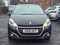 Used Peugeot 208 GT-line 2016 Black Hatchback
