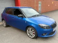 Used Skoda Fabia vRS 180 HP (132 kW) 2011 Blue Hatchback