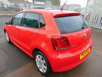 Used VW Polo Edition 70 HP (51 kW) 2014 Red Hatchback