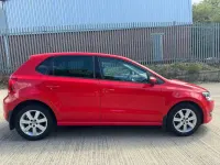 Used VW Polo Match 85 HP (62 kW) 2012 Red Hatchback