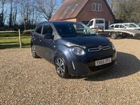 Usado Citroën C1 Flair 82 CV (60 kW) 2015 Azul Utilitario