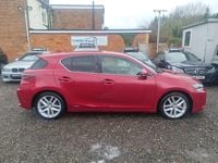 Used Lexus CT200h 136 HP (100 kW) 2014 Red Hatchback