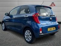 Used Kia Picanto 84 HP (61 kW) 2016 Blue Hatchback