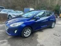 Used Ford Fiesta Zetec 100 HP (73 kW) 2018 Blue Hatchback