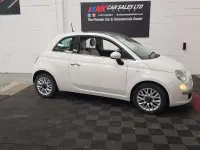 Used Fiat 500 Lounge 69 HP (50 kW) 2014 White Hatchback