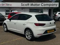 Used Seat Leon FR 125 HP (91 kW) 2018 White Hatchback