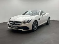 Used Mercedes SLC180 AMG line 2018 White Cabriolet