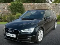 Usado Audi A3 S-Line 184 HP (135 kW) 2016 Preto Citadino