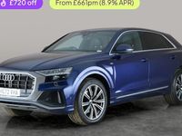 Used Audi Q8 S-Line 340 HP (250 kW) 2023 Blue SUV