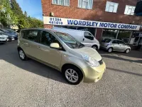 Begagnad Nissan Note Acenta 88 HK (64 kW) 2009 Guld Halvkombi