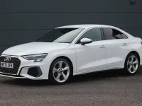 Used Audi A3 S-Line 2022 White Sedan