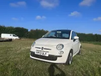Used Fiat 500 Lounge 69 HP (50 kW) 2013 White Hatchback