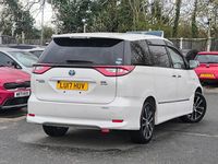 Used Toyota Estima Hybrid 2017 Pearl white Hatchback