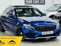 Second-hand Mercedes C300 AMG Line Premium Plus 2015 Albastru Berlinǎ