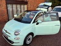 Used Fiat 500 Lounge 105 HP (77 kW) 2017 Green Hatchback