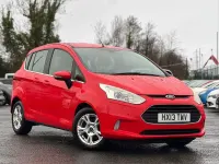 Used Ford B-MAX Zetec 90 HP (66 kW) 2013 Red MPV