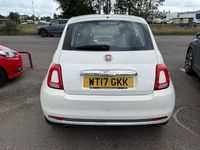 Used Fiat 500 Lounge 2017 White Hatchback