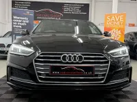 Used Audi A5 S-Line 190 HP (139 kW) 2018 Black Coupe