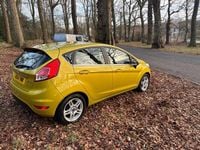 Used Ford Fiesta Zetec 2014 Yellow Hatchback