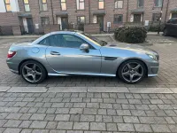 Begagnad Mercedes SLK250 AMG 2013 Silver Cab