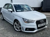 Used Audi A1 S-Line 105 HP (77 kW) 2012 White Hatchback