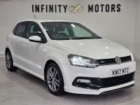 Second-hand VW Polo R-line 110 CP (80 kW) 2017 Alb Hatchback